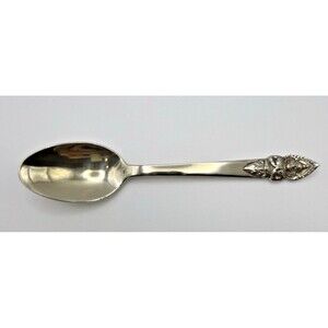 Siam Thepanom Thailand Souvenir silver spoon infant length 4 1/2"